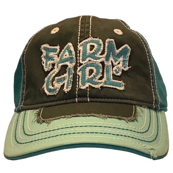 J. America / Farm Girl Adjustable Distressed Girl's Cap - Picture 1 of 16
